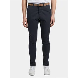 TOM TAILOR DENIM Chino hlače  temno modra