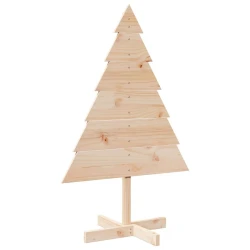 Drveno ukrasno božićno drvce 110 cm masivno drvo