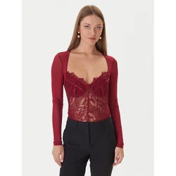 Bardot Bodi Farrah Lace 51150TB3 Bordo rdeča