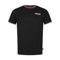 LONSDALE Majica Quin rdeča/črna/bela