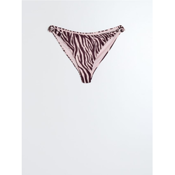 Sinsay - Brazilski donji deo bikinija sa uvijenim čvorom u leopard printu - šareno