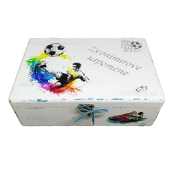 Poklon za kumove i nogometaše! Kutija uspomena - 20x30x10cm - 154148