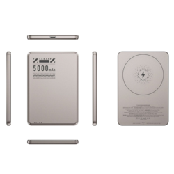 Power Bank Mag Charger 5000mAh PD20W+15W desert titanium