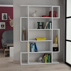Hanah Home Polica 110x161x25,5cm Bela