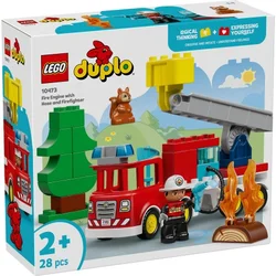 LEGO® DUPLO®: Gasilni avtomobil s cevjo in gasilcem (10473)