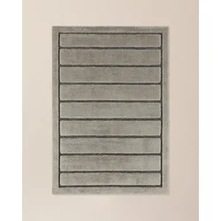 Madame Coco Tepih Foison, 160x230cm, Sivi