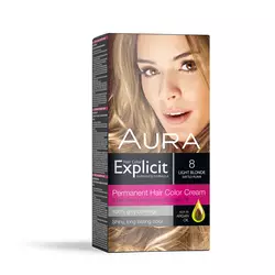Set za trajno bojenje kose EXPLICIT 8 Light blonde / Svetlo plava