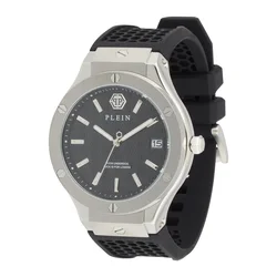 Philipp Plein Analogna ura črna/srebrna/bela