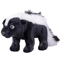 Stojeci plišasti skunk s črtami 50 cm