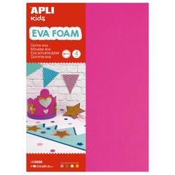 Apli Eva guma fluorescentne 4 boje, A4 ( 13556 )