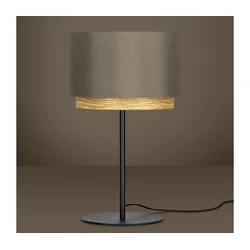 EGLO Stona lampa MARCHENA E27 59 cm kapućino/crna 390123
