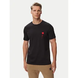 HUGO Majica Diflow 50574447 Črna Regular Fit