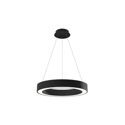 LED2 - LED prigušiva luster na sajli SATURN LED/50W/230V 3000K/4000K crna