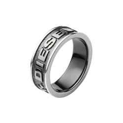 Diesel Eleganten moški prstan DX1108060 (Obseg 60 mm)