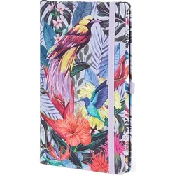 Notes 13x21cm linije 192strane s gumicom Eden Paradise
