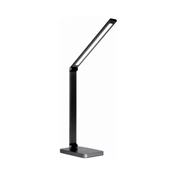 LED stona lampa sa bežičnim punjačem LED/10W/230V crna
