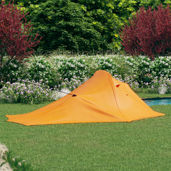 vidaXL Šator za kampiranje 317 x 240 x 100 cm narančasto-sivi