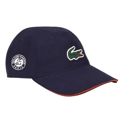 Kapa s ščitnikom Lacoste  Roland Garros Performance Cap Navy Blue