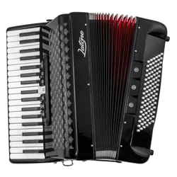 Klavirska harmonika 96B MasterChord Black Latone