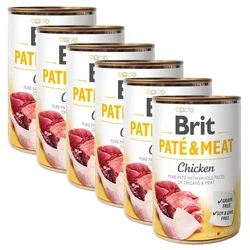 Konzerva Brit Paté & Meat Chicken 6x400 g