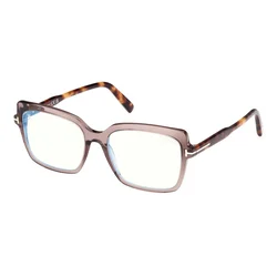 Tom Ford Ženski okvir za dioptrijske naočare Blue Block 0FT5947-B 4854, Smeđi