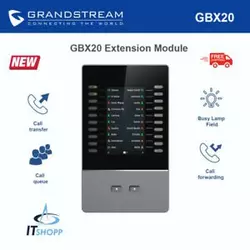 Grandstream-USA GBX20 Expansion modul za GRP-2615/GRP-2624/GXV3350, 2 x 20 BLF programabilnih tastera (40 lokala), 4.3 272x480 kolor LCD, do 4