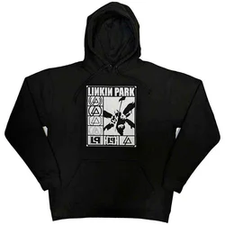 Linkin Park Logos Rectangle Black M Kapuco