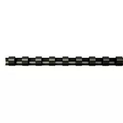 Spirala PVC 6 mm 1/100 Fellowes crna