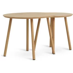 Set stočića MUNKEBO O55/O45 boja hrasta 2kom