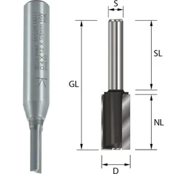 ENT utorni rezkar HW, 4 x 12 mm