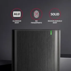 AXAGON EE25-A6M, USB 3.2 Gen 1 - SATA 6G 2,5 kovinska škatla RAW, brez vijakov