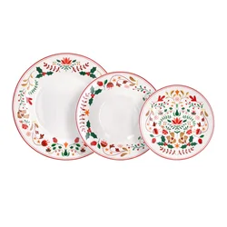 Tognana Servis za ručavanje Olimp New Winter Folk, 18 delova, Beli