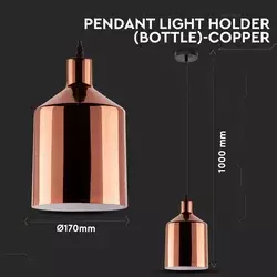 Viseća lampa — COPPER / ROSE GOLD
