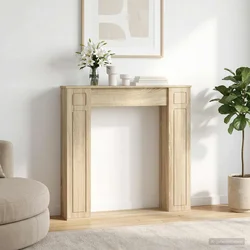 Okvir za kamin Hrast sonoma 100 x 20 x 100 cm Konstruirano drvo