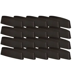 shumee Drenažni pokrovček za PVC okna, pokrov, rjav, 45 mm, komplet 20 kosov