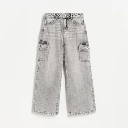 Reserved - Wide leg cargo farmerke