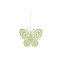 Viseči kovinski metulj PASTEL BUTTERFLY - več barv Barva: Oranžna