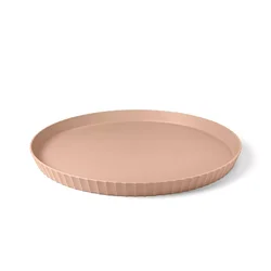 Atena okrogel pladenj L, pink sand, premer 40 cm