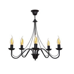 Luster na sajli MALBO II 5xE14/10W/230V