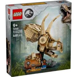 Lego Jurassic World Fosili dinosaurusa: Lobanja triceratopsa 76969, Uzrast 9+