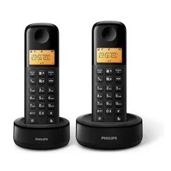Fiksni bezicni telefon sa dve slusalice Philips D160 DUO Ekran 1.6inc, Black