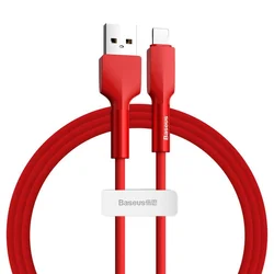 BASEUS Lightning kabel s silikagelom 2,4 A 1 m CALGJ-09