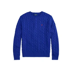 Polo Ralph Lauren Pulover DRIVER kraljevo modra / češnjevo rdeča