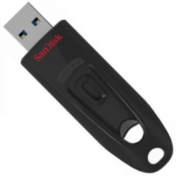 SANDISK USB ključ 64GB Ultra, črn (SDCZ48-064G)