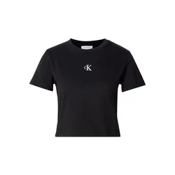 Calvin Klein Jeans Majica  črna / bela