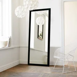 Hanah Home Podno ogledalo Cheval, 40x105cm, Crno