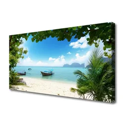tulup.si Slika na platnu Čoln sea landscape 100x50 cm