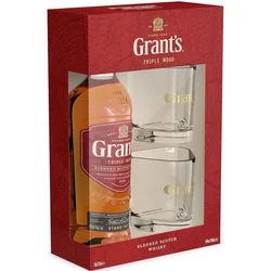 GRANTS viski + 2 čaše