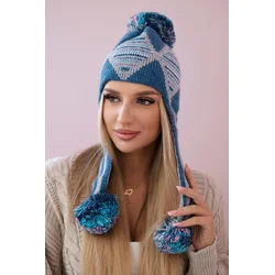 Womens cap with long ears Eunika K322 jeans