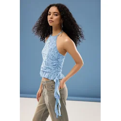 Trendyol Milla Ženska bluza Tprss25Bz00018, Plava